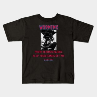 warning music meme Kids T-Shirt